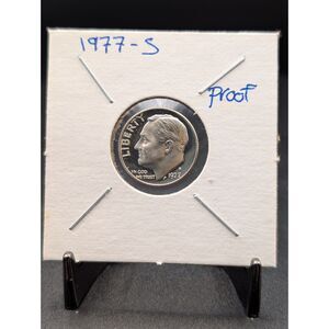 1977 S Roosevelt Dime Deep Cameo Proof US Mint Coin